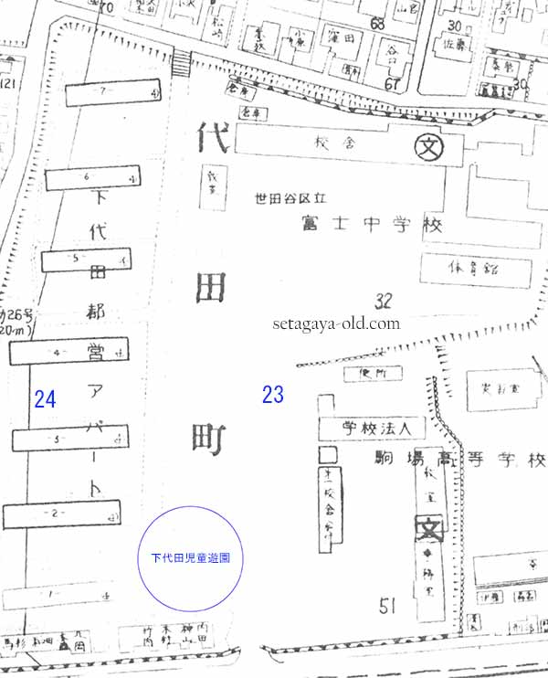 代沢1丁目23住宅地図