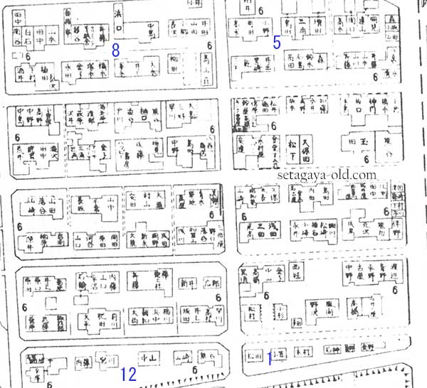 深沢3丁目1住宅地図