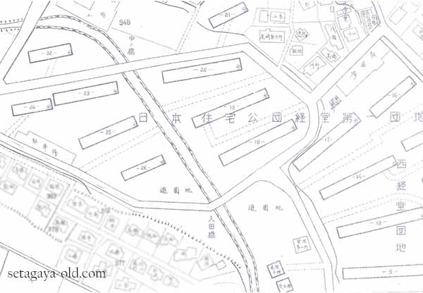 西経堂団地住宅地図