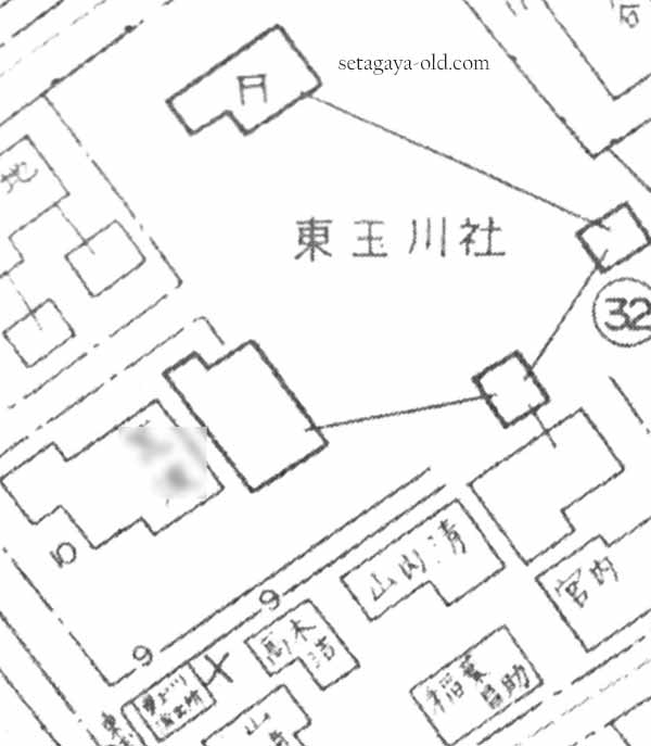 東玉川1丁目32住宅地図