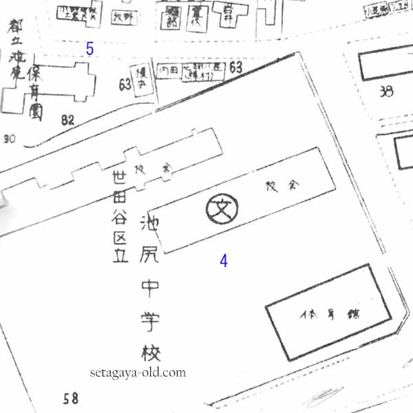 池尻2丁目4住宅地図