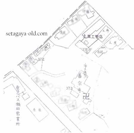 上野毛4-25住宅地図