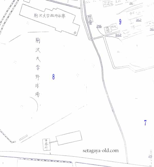 上祖師谷2丁目7住宅地図