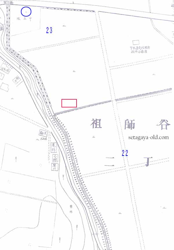 上祖師谷3丁目23住宅地図