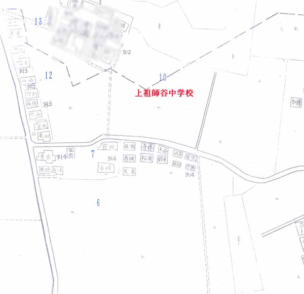 上祖師谷7丁目6住宅地図