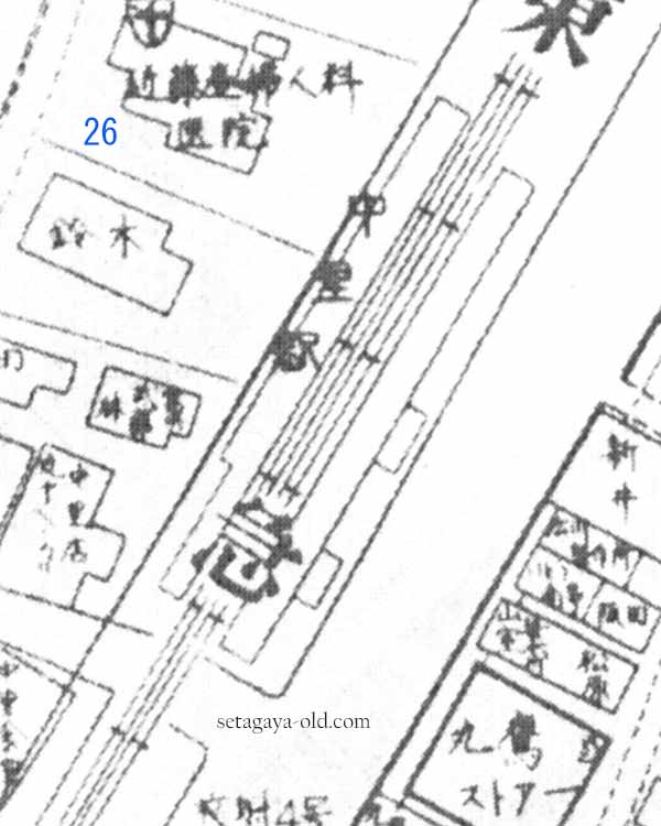 上馬2丁目26住宅地図