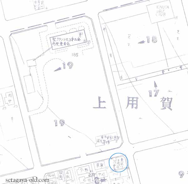 上用賀3丁目住宅地図