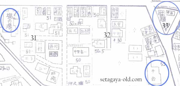 粕谷3丁目31住宅地図