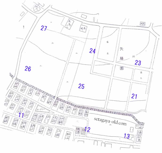 砧1丁目11住宅地図
