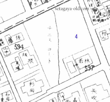 北沢3丁目4住宅地図