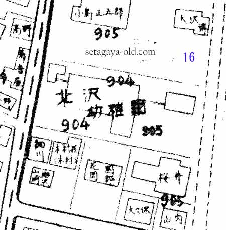北沢4丁目16住宅地図