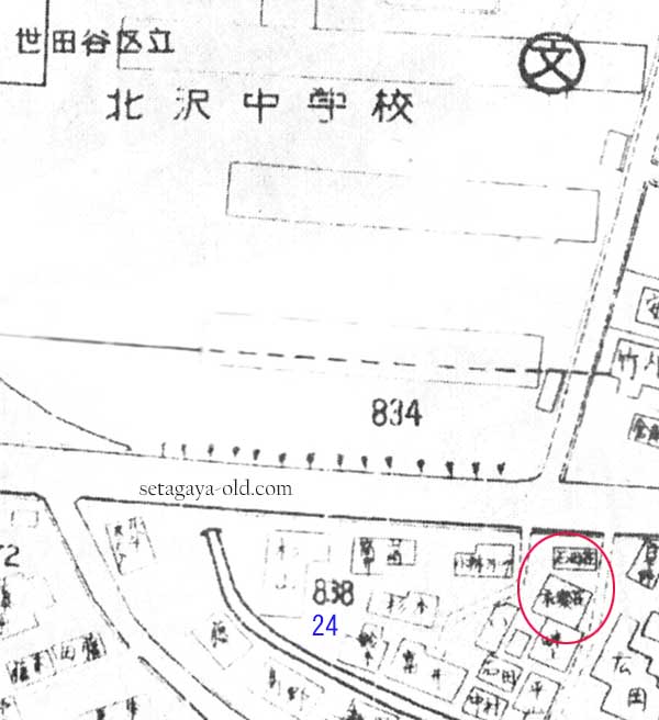 北沢4丁目24住宅地図