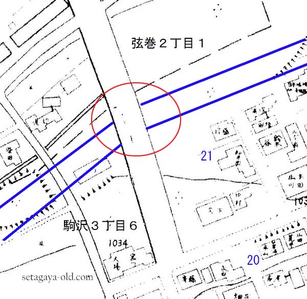 駒沢2丁目20住宅地図