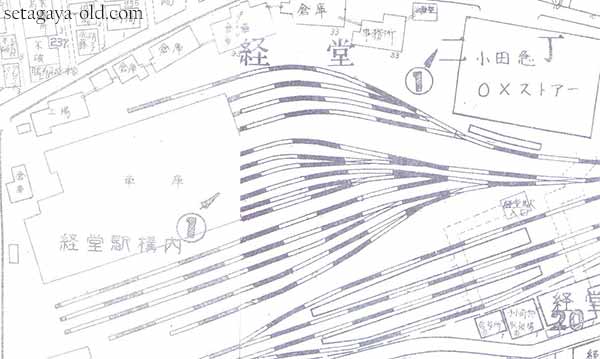 経堂駅北口住宅地図