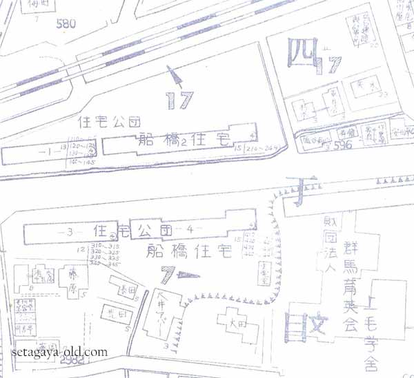 経堂4丁目住宅地図