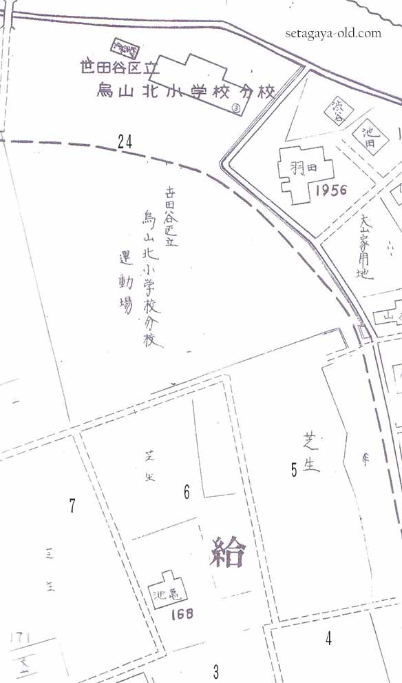 給田4丁目3住宅地図