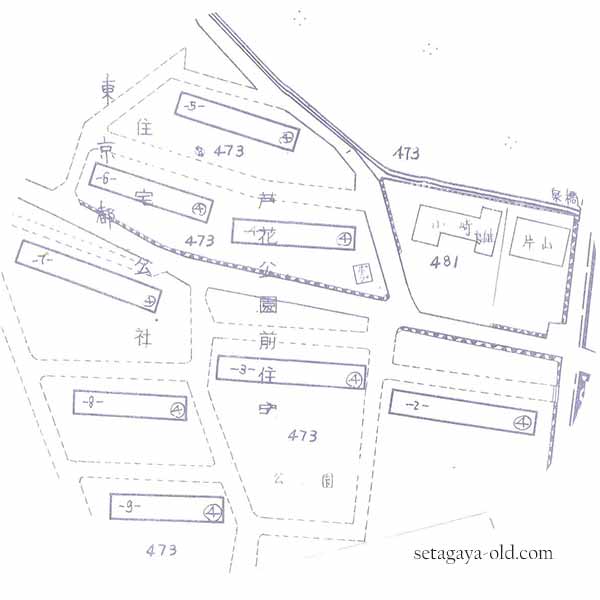 芦花公園前住宅住宅地図