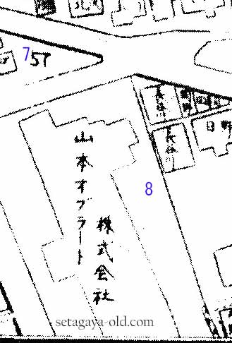 三宿1-8住宅地図