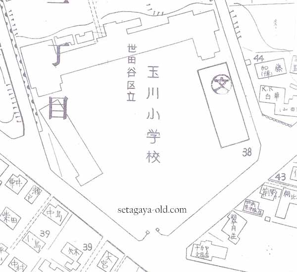 玉川小学校住宅地図