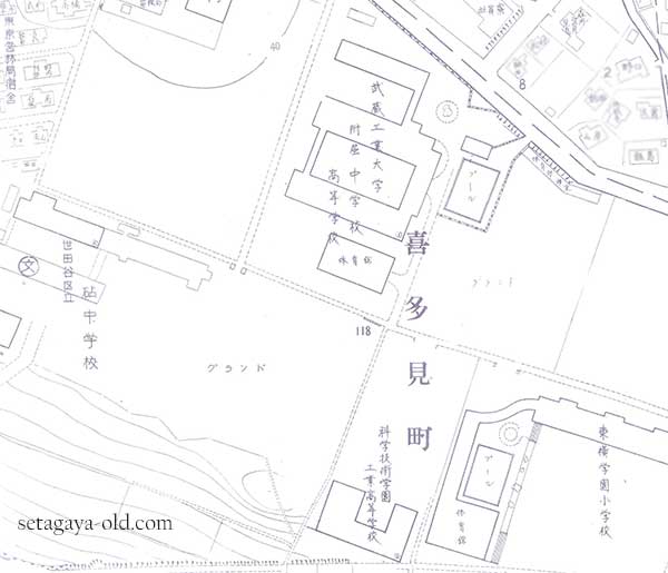 成城1丁目3住宅地図