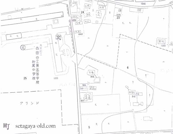 成城9丁目住宅地図