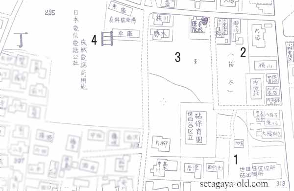 祖師谷4丁目1住宅地図