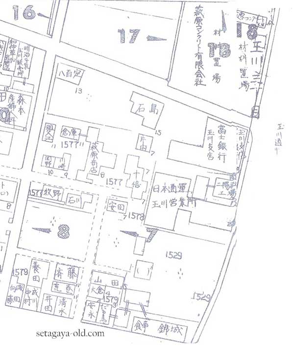 玉川3丁目7住宅地図