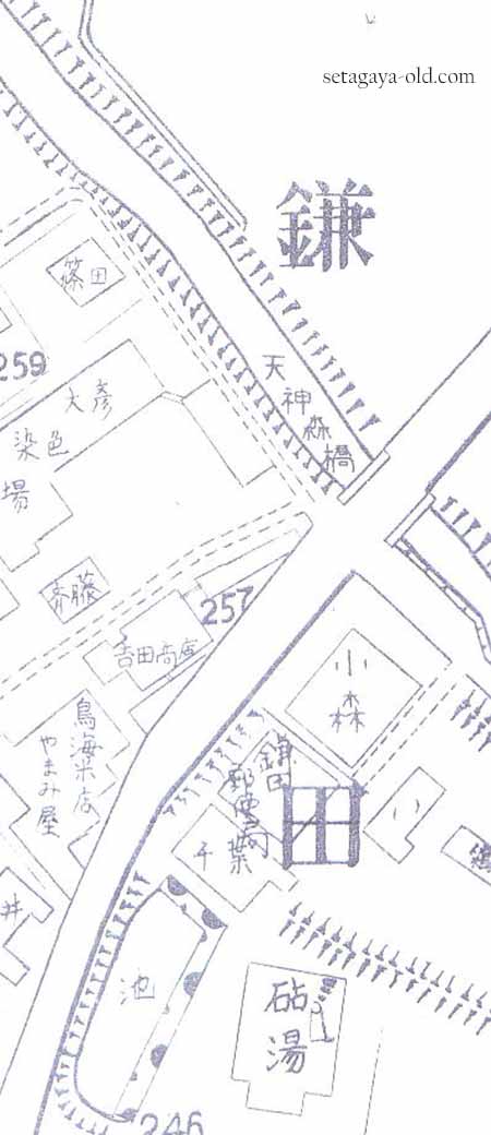 宇奈根1丁目22住宅地図