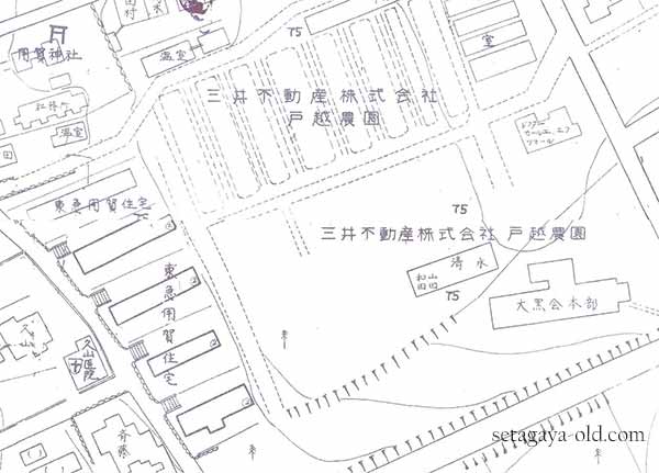 戸越農園住宅地図